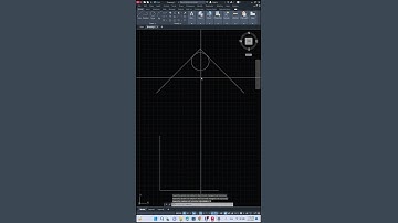 Draw a circle with a specified radius tangent to two objects in AutoCAD  #autocad #autocaddrawing