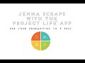 How to add your own handwriting to Project Life App Pages using your Apple Pencil! JENNA SCRAPS