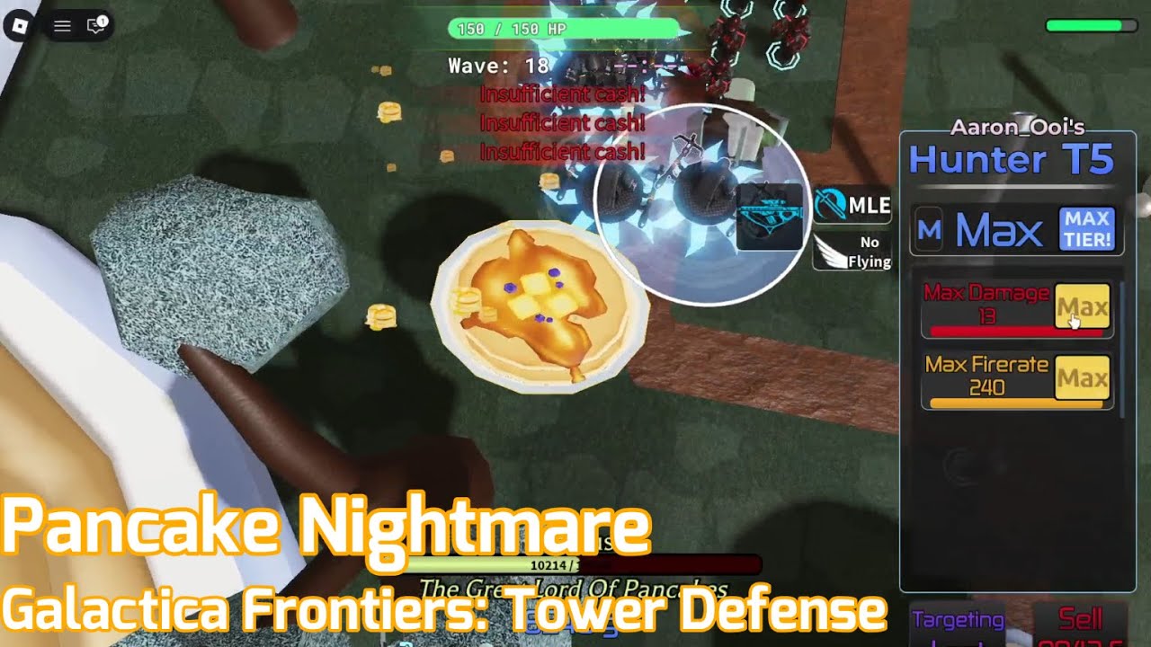 Pancake Nightmare Victory | Galactica Frontiers: Tower Defense | Roblox
