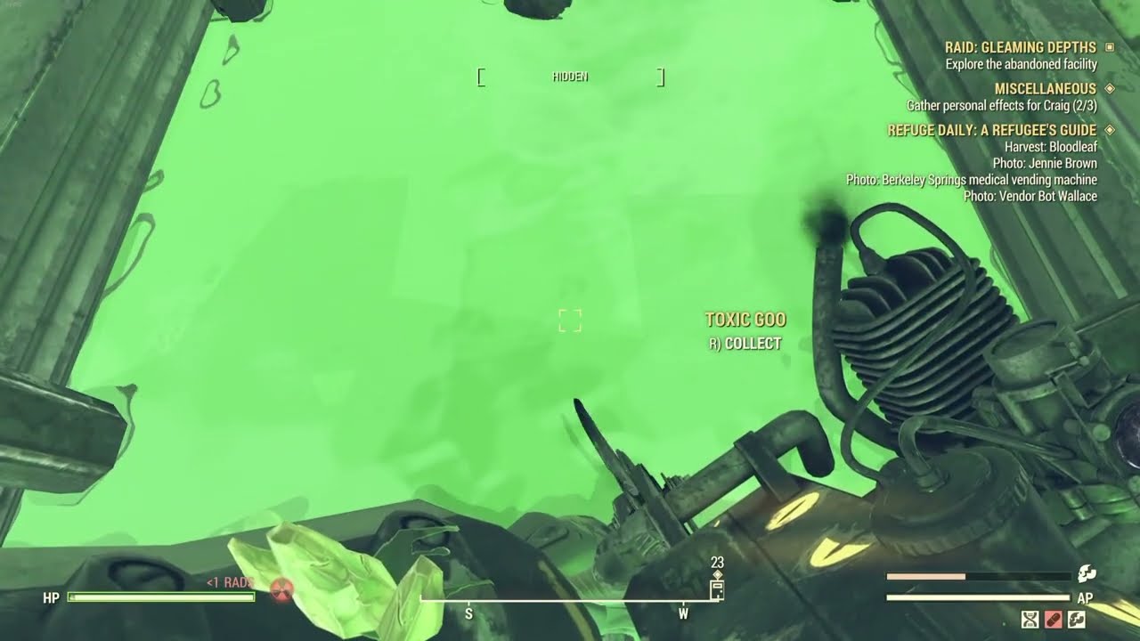 Where to get toxic goo in 30sec! Fallout 76 West Tek