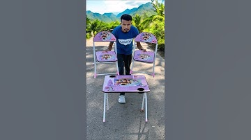 Amrr Huru 4 Ta Chair and Big Table Chair Set Unboxing 😊