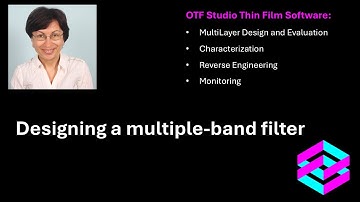 Designing a multiple-band filter