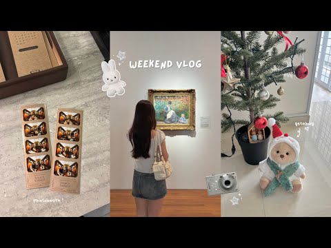 Weekend Vlog 📸 | Blackpink Concert, Koma Mbs, Art Gallery, Photo Booths, Getahug Christmas Bear