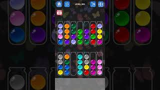Ball Sort Level 591 Walkthrough - Gameplay - BallSort Solution