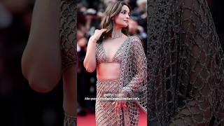 Alia in Gucci Saree#gucci#saree#aliabhatt#bollywood#cannes#redcarpet#filmfestival#debut#design#slay Wealth