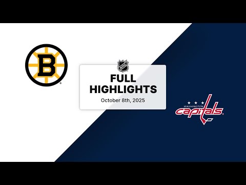 NHL Highlights | Bruins vs. Capitals | October 08, 2025