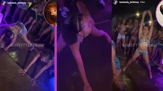 Badkid Hannah&Aaliyah Mom Lit At The Pool Party Twerking🔥🔥| They Lit