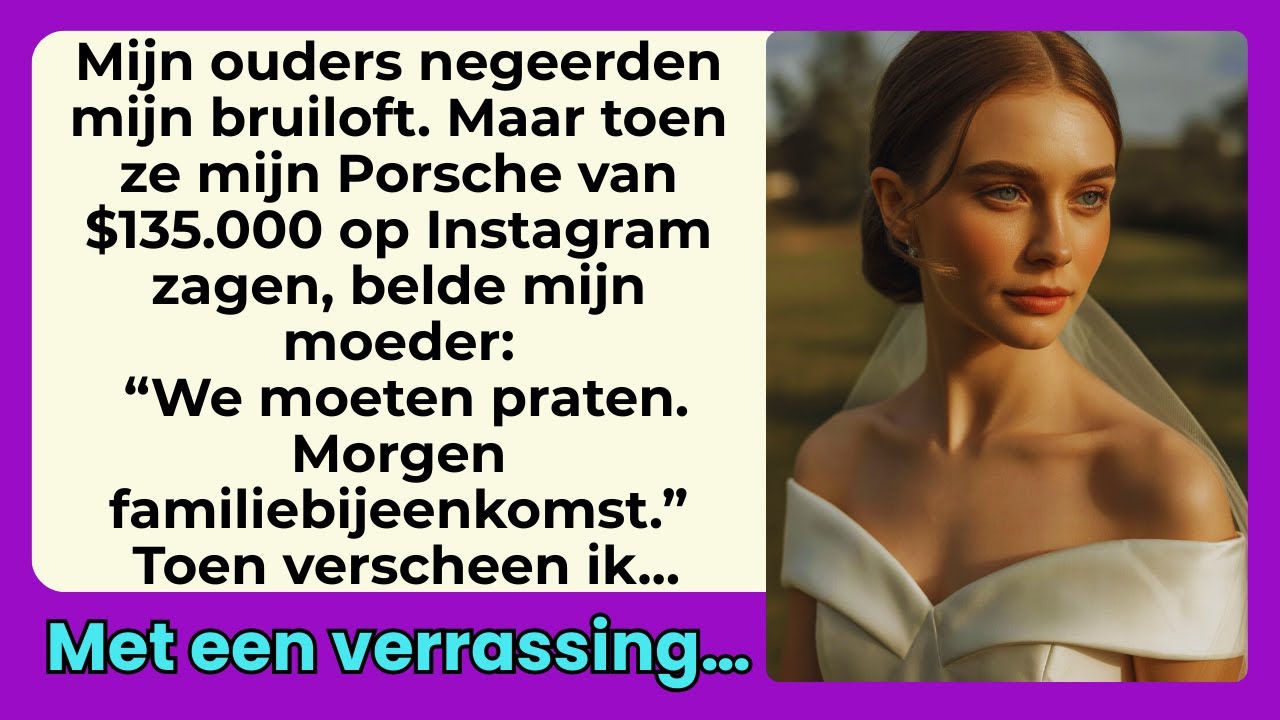 Mijn ouders negeerden mijn bruiloft, maar zagen mijn Porsche van $135.000 en herinnerden zich mij.