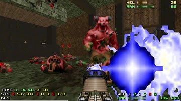 Doom 404 Map09 Hard Drive UV Max in 3:07