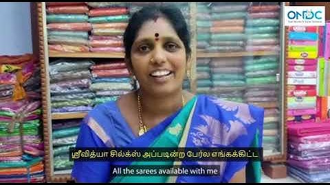 ONDC Seller Story | Srividhya Silks levels up in eCommerce with SIDBI and ONDC.
