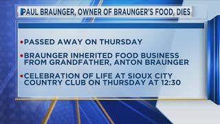 Paul Braunger Passes Away