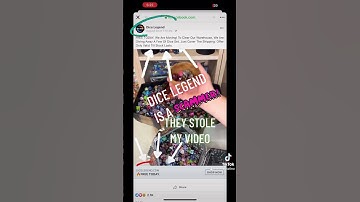 DiceLegends.com is a SCAM!!! They stole my video. Please DO NOT fall for it! #scoops #dnd #dice #dm