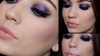 Purple Party Makeup Tutorial Giveaway