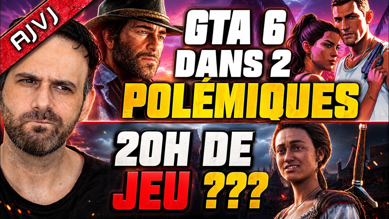 GTA 6 accusé d'avoir repris des zones de Red Dead 🤔 Fable dévoile sa durée et Witcher 4 impressionne