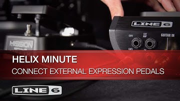 Line 6 | Helix Minute: Connect External Expression Pedals