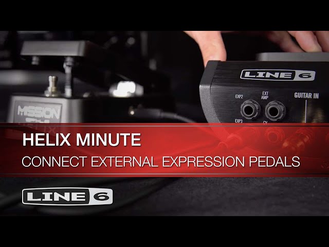 Line 6 | Helix Minute: Connect External Expression Pedals - YouTube