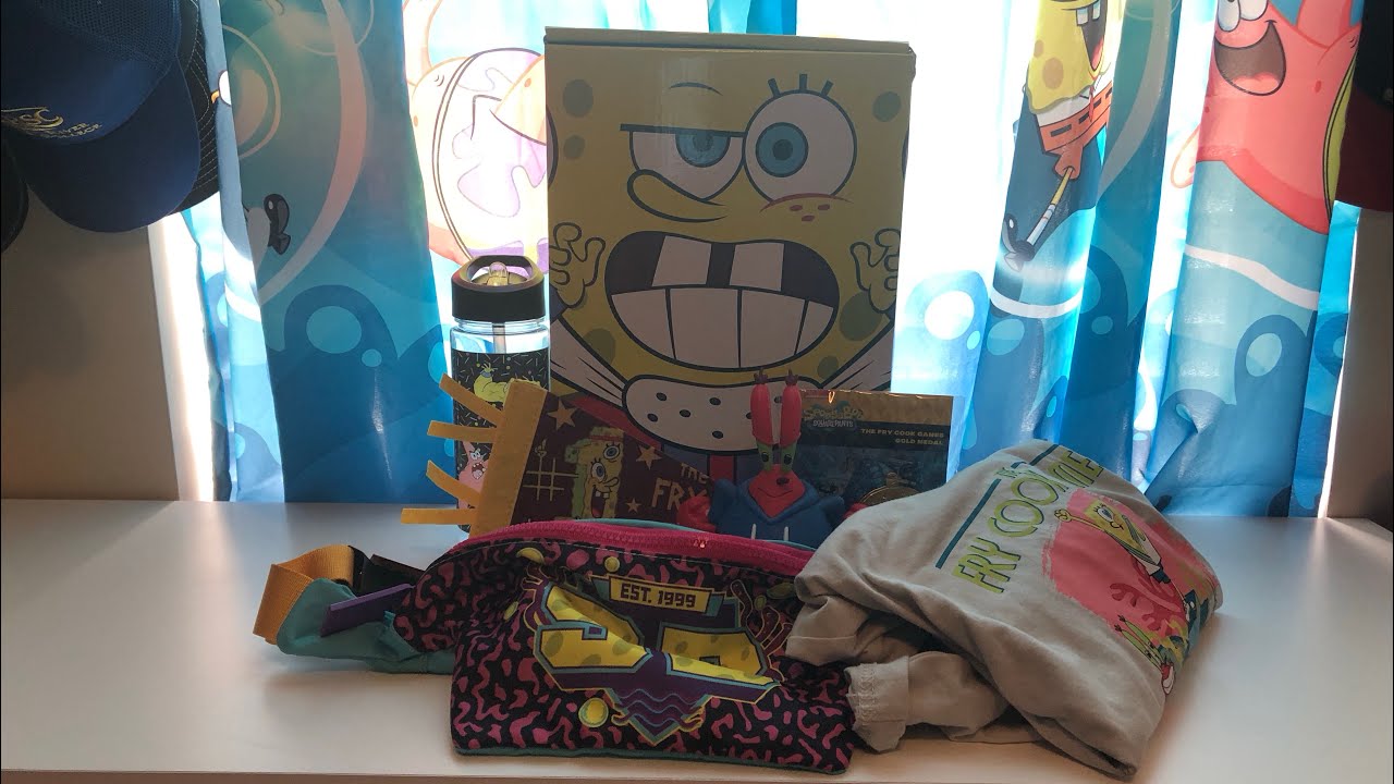 Nick Box SpongeBob SquarePants Spring Box Review - YouTube