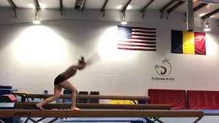 Beam skills- Front Aerial Split Jump
