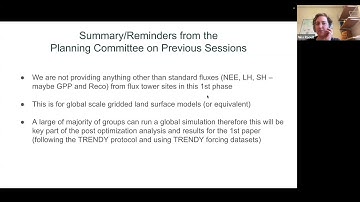 CalLMIP Virtual Workshop: Session 3