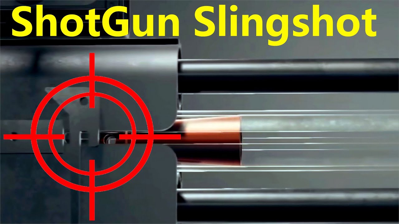 2023 ShotGun Slingshot Catapult Supports Round or Flat Rubber Bands Newest Version