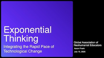 Exponential Thinking