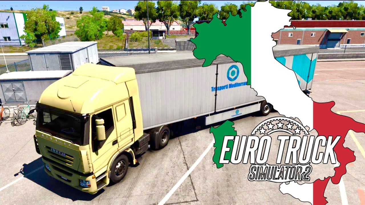 Truck Tyres 13t Delivery  in Italy From Cagliari to Palermo in Euro Truck Simulator 2