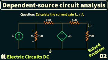 Solving circuits with dependent voltage sources - Problem 2