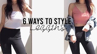 【春服ファッション】簡単レギンス着まわしコーデ！6ways to style Leggins