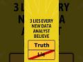3 lies in Data Analytics. #excel #dataanalytics #data #powerbi #education #india