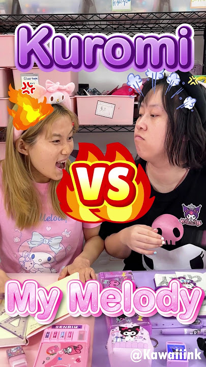Kuromi VS My Melody, who will win?💥#shorts #sanrio