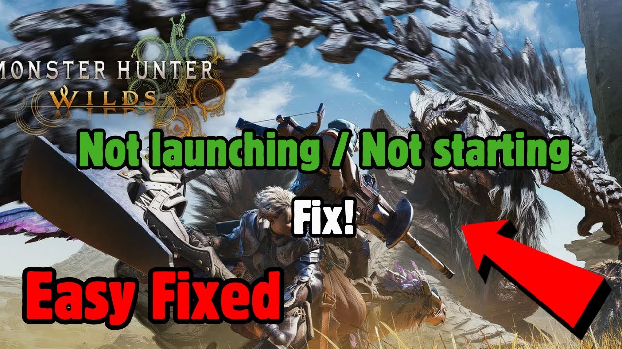 Fix monster hunter wilds Not launching / Not starting on pc