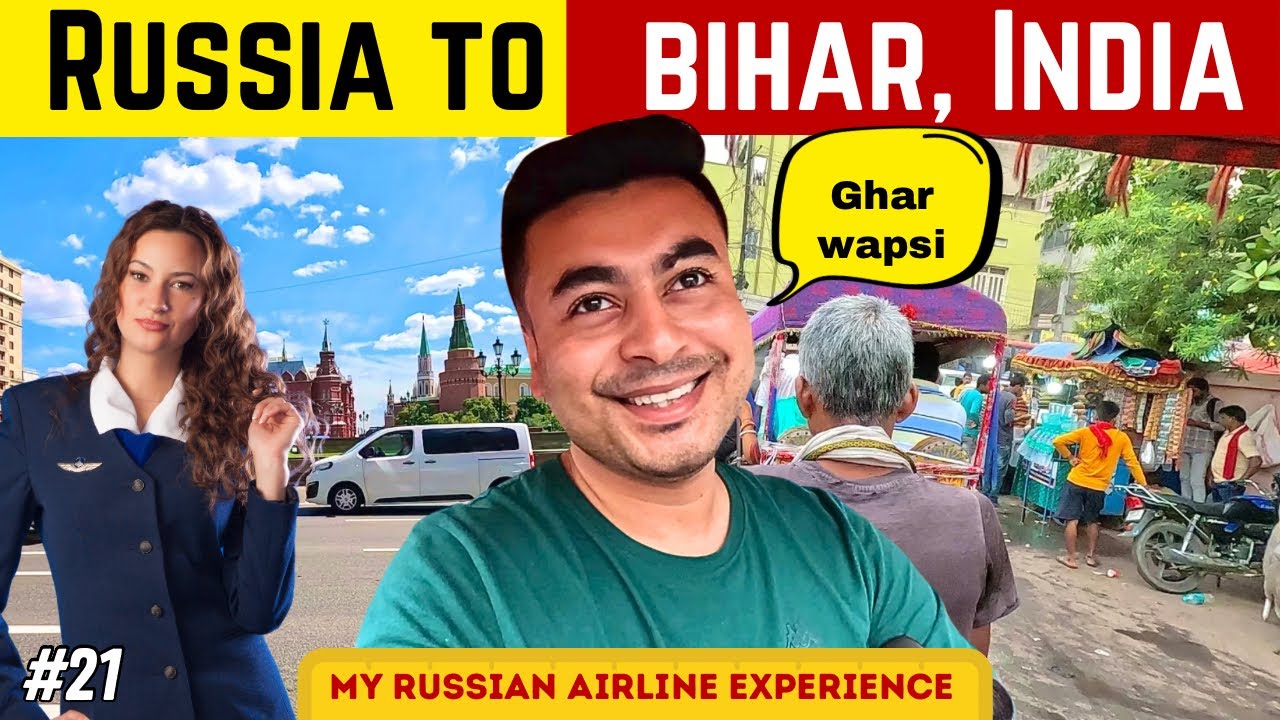 Travelling from Russia to India by Aeroflot airline 2024 | How was my experience ?
