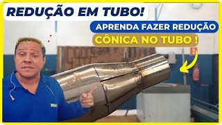 Como fazer redução concêntrica no tubo passo a passo simplificado !