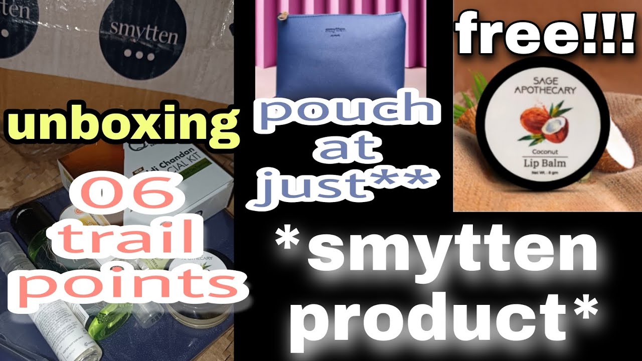 smytten hual 🤔| free trail points😱 | reweiw smytten app | unboxing | sample product |