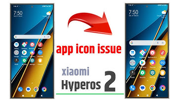 app icon size issue after hyperos 2 update | home screen layout xiaomi hyperos 2