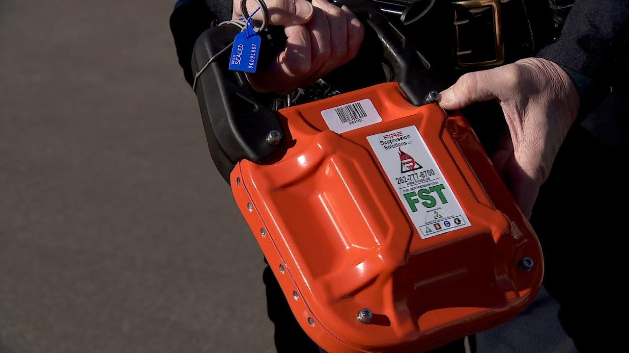 Crystal Police Receive New Fire Suppression Tool