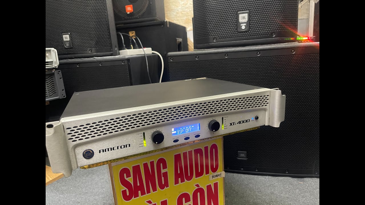 Amcron XTI 4000 Cục Đẩy Công Suất Made In USA Cực Đẹp Tại Amcron XTI 4000 Cục Đẩy Công Suất Made In USA Cực Đẹp Tại
