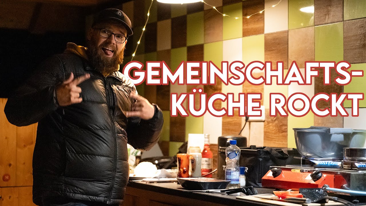 Mit dem Camper durch Slowenien - Planica, Soča Tal & Vršič-Pass | Burger in Gemeinschaftsküche