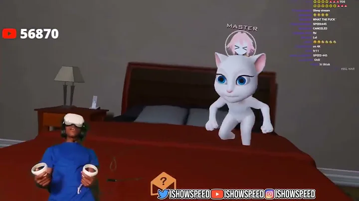 Talking Ben Walks In On Talking Angela And IShowSpeed On VR Chat 😂