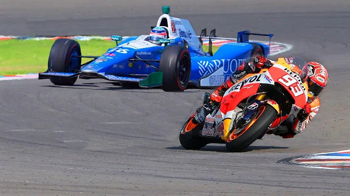 MARC MARQUEZ vs Formula 1 Indy Race Car ? Read the...
