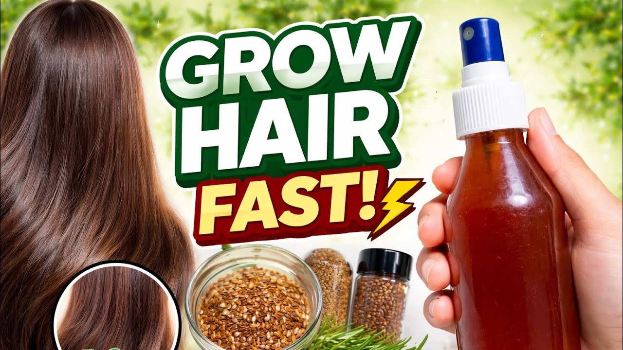 Спрей для роста волос своими руками | Сильные, густые и длинные волосы естественным путем
