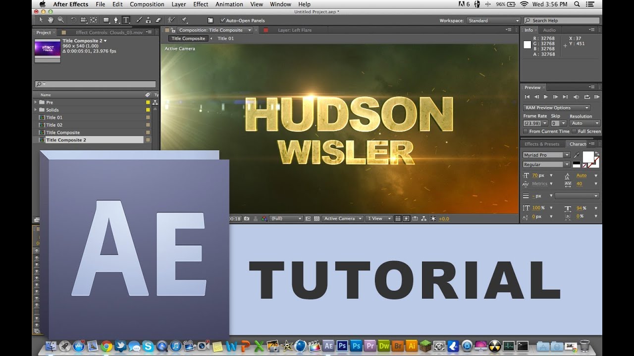 How to RENDER Videos in Adobe After Effects - YouTube
