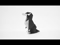 【折り紙】ペンギンくんの折り方