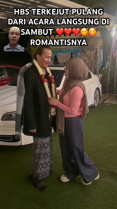 ROMANTISNYA FADLUN💕💕 SAMBUT HBS PULANG DAKWAH #belajar #religion #habibbahar #istri #hrs #shorts