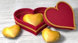 Cinema 4D Tutorial  - Valentine's day composition