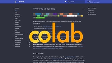 Geemap now fully compatible with Google Colab. No need to restart runtime after installation