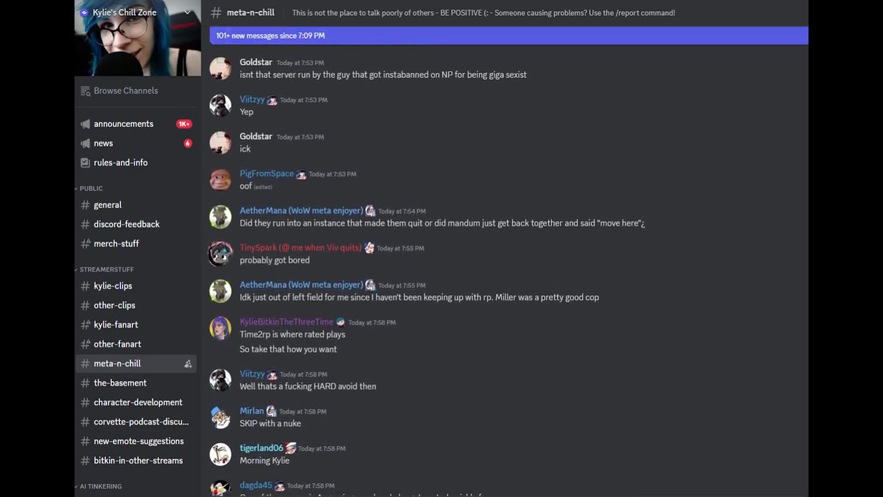 KylieBitkin Discord Finds out RatedEpicz plays on Time2RP