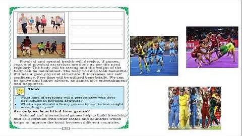 STATE  - 5th std EVS Lesson - 4 Community Games (part -I).