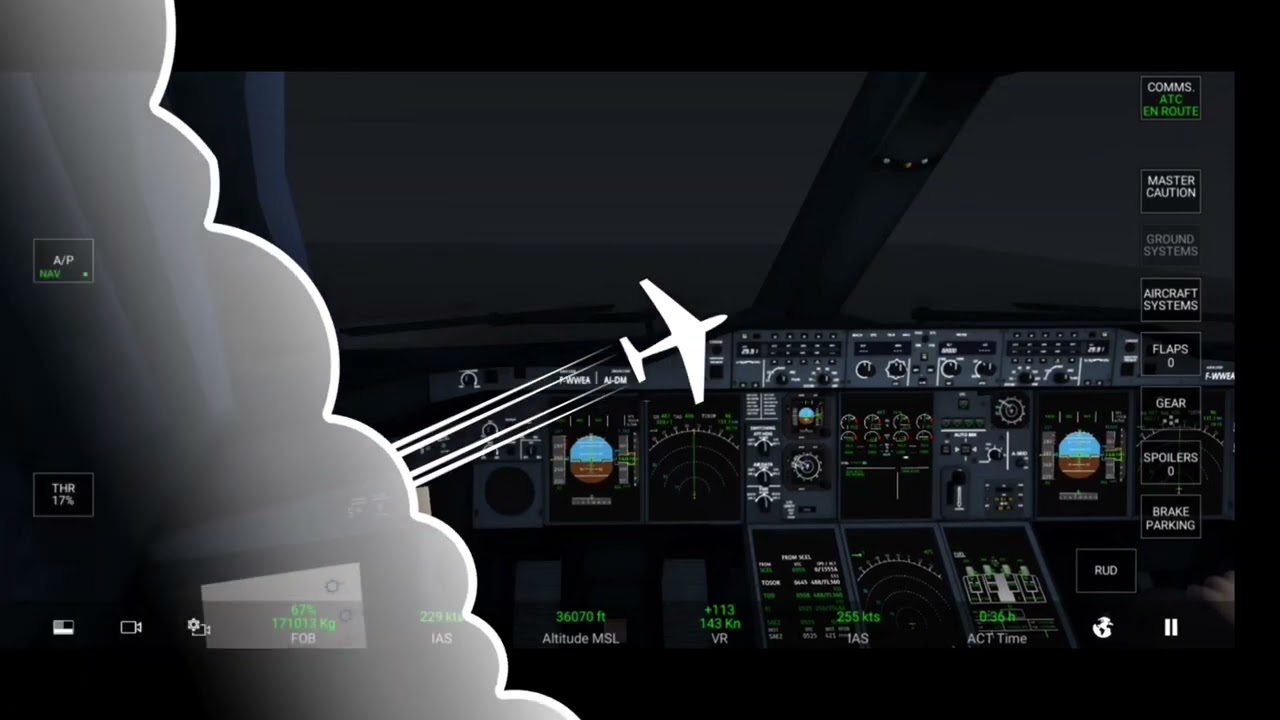 Night flight from Santiago Chile to Buenos Aires Argentina 