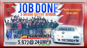 Ekanoo Racing 5.972 @ 240MPH ...HD!!!